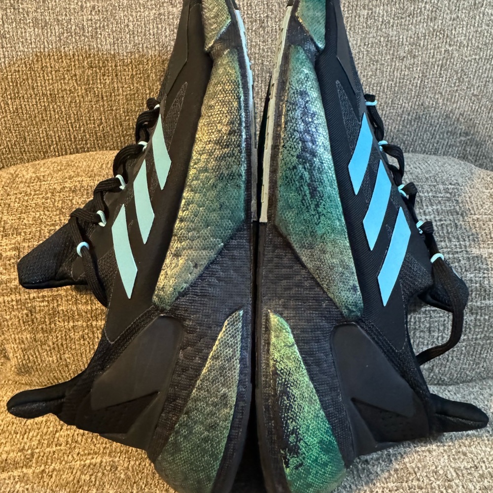 Adidas X9000L4 Men's Black /Blue/Green Shoes Size 10 - Picture 6 of 9